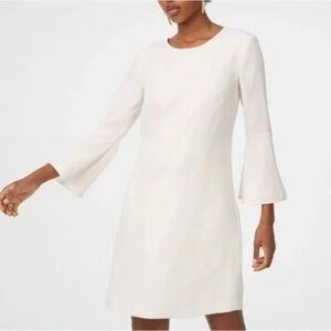 Club Monaco Off White Long Sleeve Dress XS